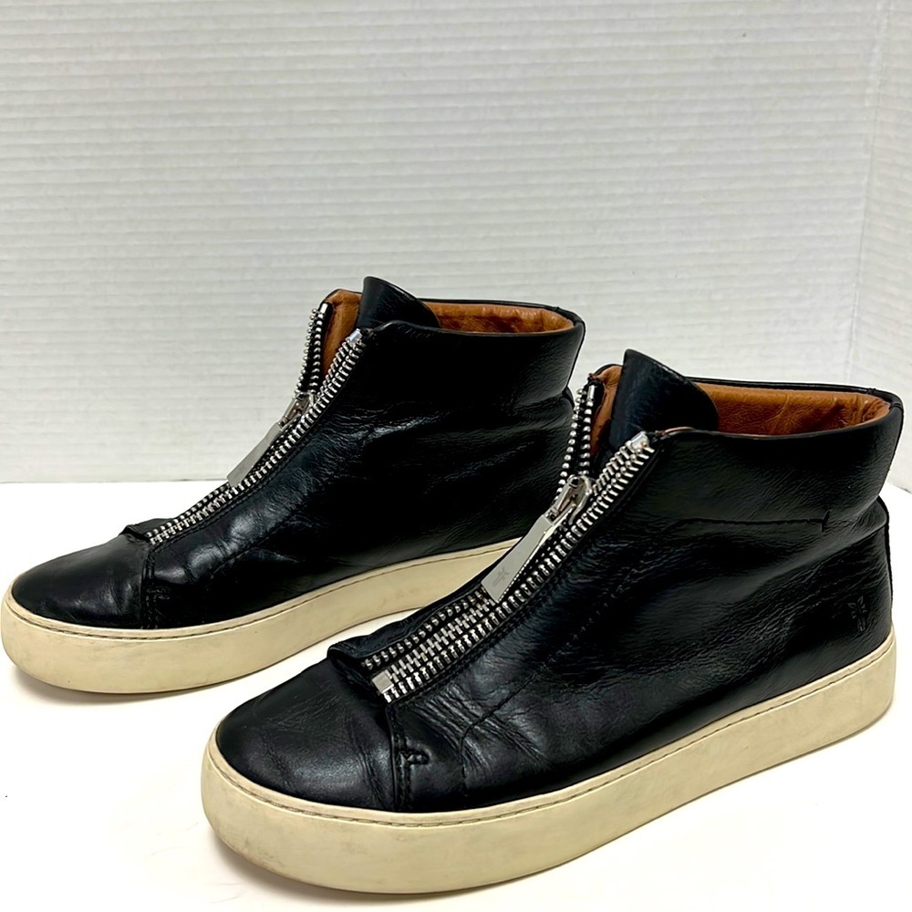 Frye 1628 Double Zip Front Women’s Moto Ankle Boots
